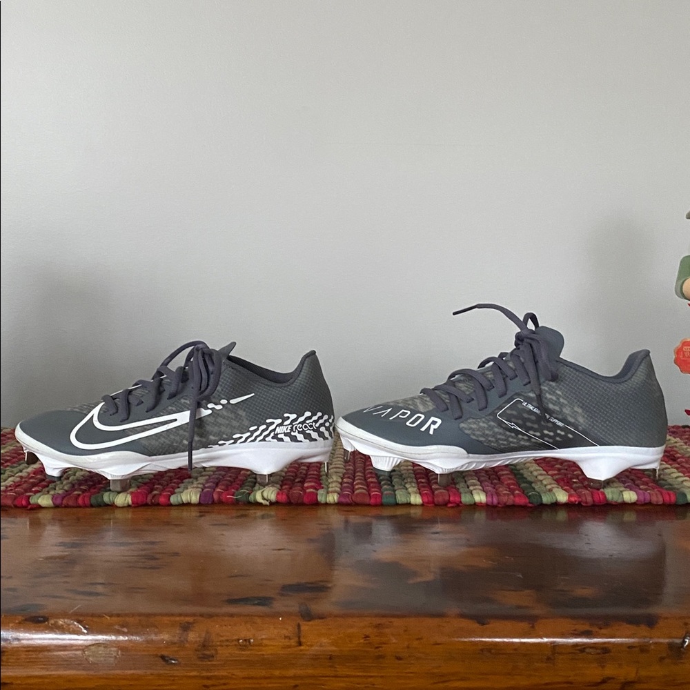 Nike React Vapor Ultrafly Elite 4 baseball cleat light smoke grey 7 DA0701-002 - Picture 4 of 13